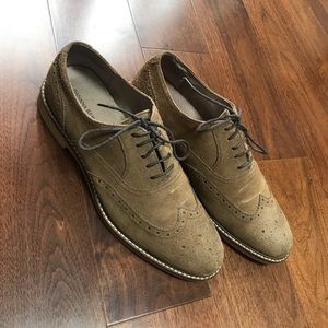 Banana Republican Tan Suede Brogues sz 9